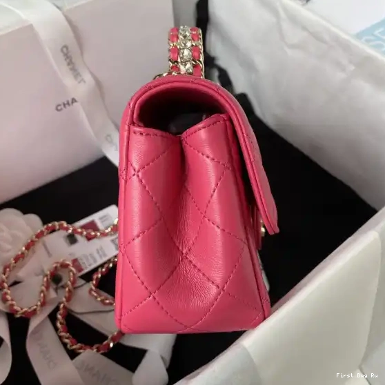 Firstbag Ru TOP HANDLE-21CM FLAP BAG WITH CHANEL 0512